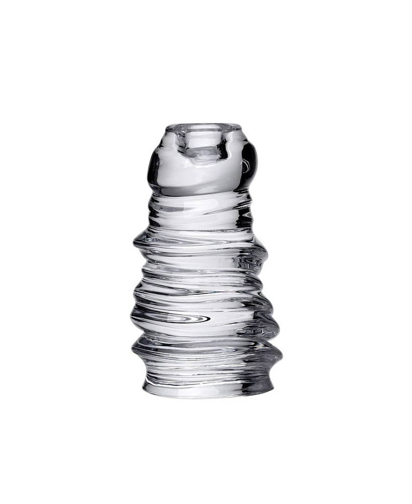 Nude Glass Eos Short Candle Holder