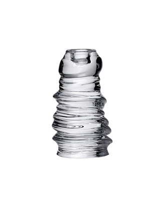 Nude Glass Eos Short Candle Holder