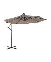 10 Feet Patio Cantilever Umbrella with Tilting System