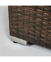 Outdoor Fire Table Propane Fire Pit Rattan gas fire table, gas fire table with tile tabletop