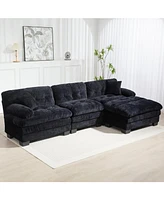 L-Shaped Sectional Sofa Sleeper Couch