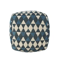 Cotton Ottoman Footrest for Cozy Living Room Seating and Relaxation
