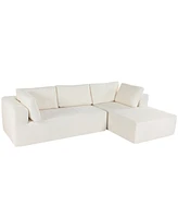 Modern Large Modular Sectional Sofa for Living Room, Bedroom, Salon