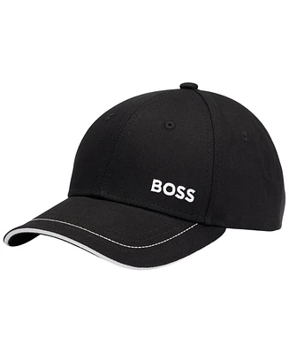 Boss by Hugo Men's Logo Detail Cotton-Twill Cap