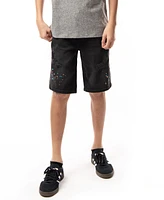 Ring of Fire Big Boys Revolve Stretch Denim Shorts
