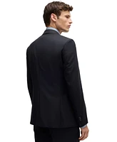 Boss by Hugo Men's Virgin-Wool Serge Suit Jacket