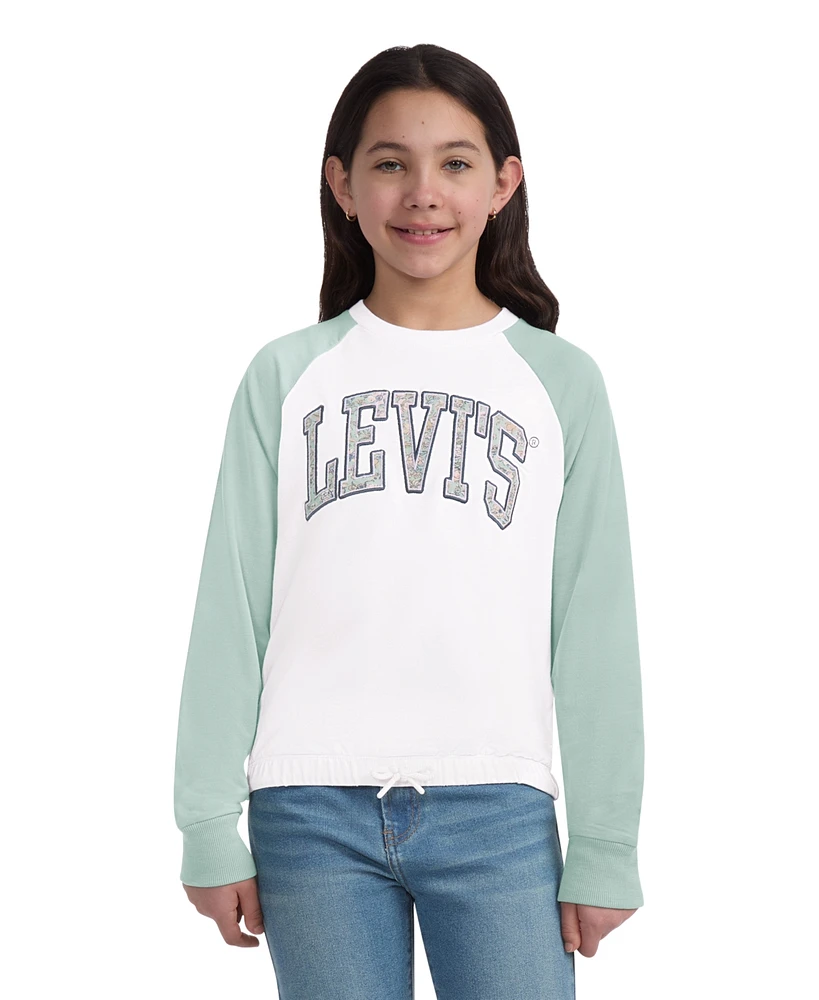 Levi's Big Girls Meet and Greet Sweatshirt