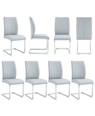 Arch Dining Chairs - Light Gray