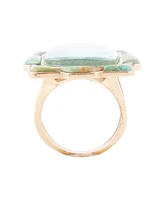 Barse Scenic Desert Sedona Blue Turquoise Golden Ring