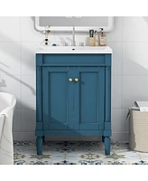 24'' Bathroom Vanity with Sink & Storage