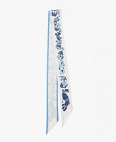 Kate Spade New York Women's Peacock Floral Skinny Scarf
