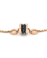Pre-Owned Bvlgari B.Zero1 Soft Bracelet 18K Rose Gold with Ceramic