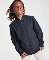 Calvin Klein Big Boys Ckj Cotton Light Bomber Jacket