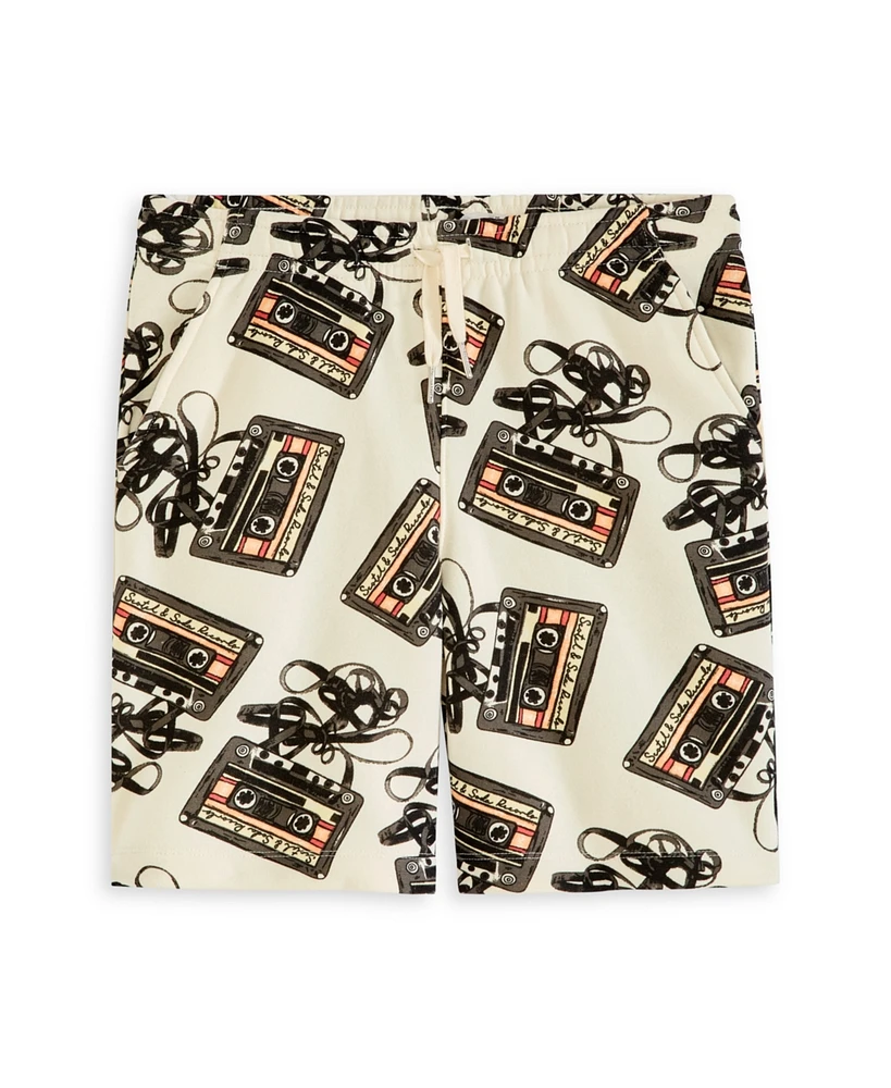 Scotch & Soda Big Boys Printed Fleece Shorts