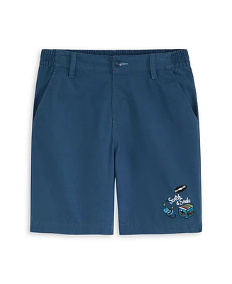 Scotch & Soda Big Boys Half Panama Shorts