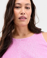 On 34th Plus Ombre Sleeveless Sequin Shift Dress, Exclusively at Macy's
