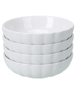 Bia Cordon Bleu Petal 4-Pc. Dinner Bowls Set, Service for 4