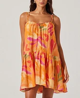 Astr the Label Women's Keala Tie-Front Swing Dress