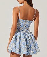 Astr the Label Women's Larissa Bubble-Hem Mini Dress