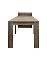 Modern Extendable Dining Table with Storage