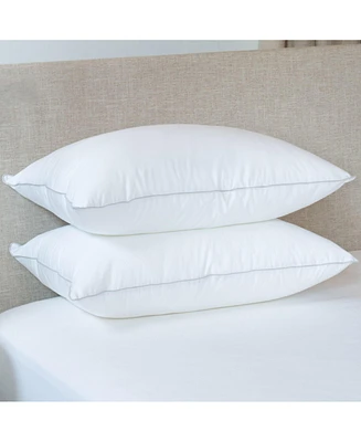 2 Pack Medium Down Alternative Bed Pillow - King