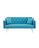 71" Convertible Double Folding Living Room Sofa Bed