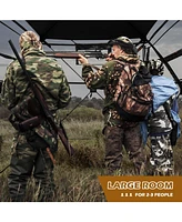 360° One Way See Through Hunting Blind Ground Blind with Portable Carrying Bag