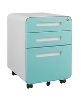 Versatile 3-Drawer Mobile File Cabinet