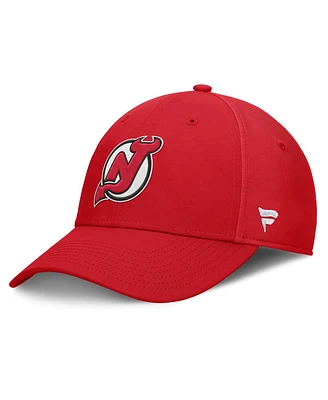Fanatics Men's Red New Jersey Devils Core Elevated Speed Flex Hat