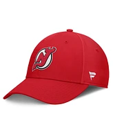 Fanatics Men's Red New Jersey Devils Core Elevated Speed Flex Hat
