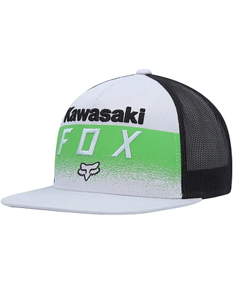Fox x Kawasaki Men's Gray/Black Snapback Hat