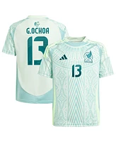 Adidas Big Boys and Girls Guillermo Ochoa Green Mexico National Team 2024 Away Replica Player Jersey