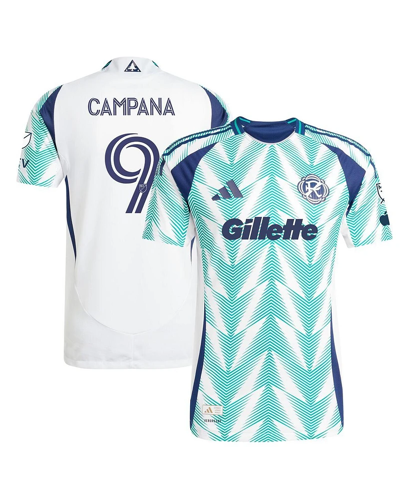 Adidas Men's Leonardo Campana White New England Revolution 2025 Eastern Pine x Flag of Authentic Player Jersey