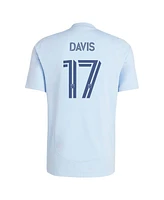 Adidas Men's Jake Davis Light Blue Sporting Kansas City 2025 One Kc Replica Player Jersey