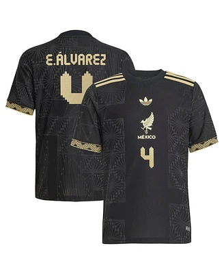 Adidas Big Boys and Girls Edson Alvarez Black Mexico National Team 2025 Third Authentic Player Jersey