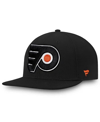 Fanatics Men's Black Philadelphia Flyers Core Fitted Hat