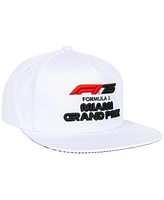 Insomniac Men's White F1 2025 Miami Grand Prix Classic Snapback Hat
