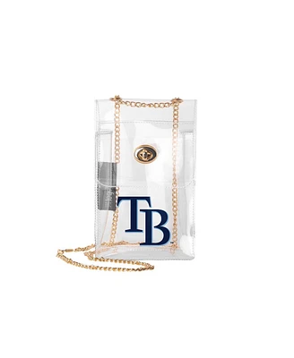 Logo Brands Tampa Bay Rays Clear Essential Crossbody Purse