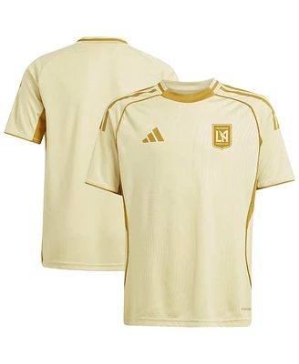 Adidas Big Boys and Girls Tan Lafc 2025 One Planet Pre-Match Jersey