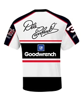 Checkered Flag Sports Men's White/Black Dale Earnhardt Good wrench Legend Sublimated Uniform T-Shirt