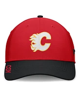 Fanatics Men's Red/Black Calgary Flames Authentic Pro Rink Flex Hat