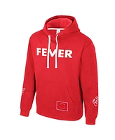 Stadium Essentials Men's and Women's Red Indiana Fever City Star Rebel Edition Pullover Hoodie