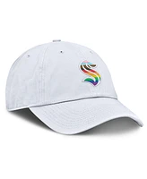 Fanatics Men's White Seattle Kraken Pride Adjustable Hat