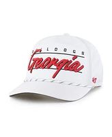 '47 Brand Men's White Georgia Bulldogs Condor Hitch Brrr Adjustable Hat