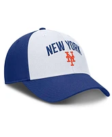 Nike Men's White/Royal New York Mets Club Performance Adjustable Hat