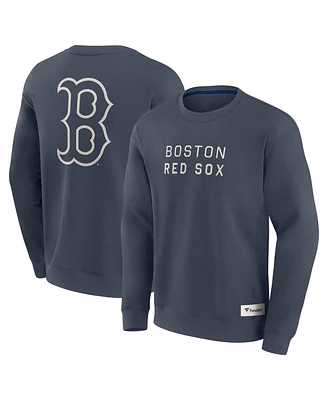 Fanatics Men's Blue Boston Red Sox Elements Future Ground Lettering Pullover Sweatshirt