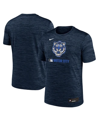 Nike Men's Navy Detroit Tigers 2025 City Connect Authentic Collection Velocity Performance T-Shirt