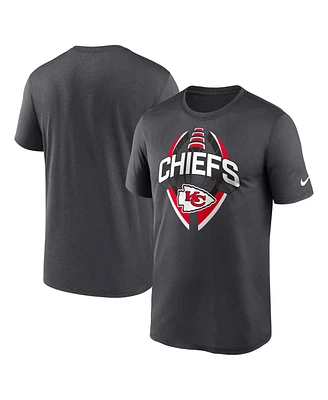 Nike Men's Gray Kansas City Chiefs Legend Icon Performance T-Shirt