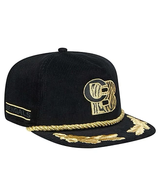 New Era Men's Black Cincinnati Bengals City Originals Corduroy Skipper Golfer Snapback Hat
