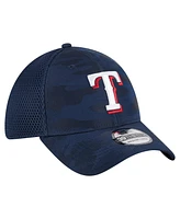New Era Men's Navy Texas Rangers Subtle Camo 39THIRTY Flex Hat